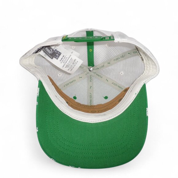 Puma Golf SE Way 1 WM Phoenix Open Trucker Snapback Hat Green / White OS - Picture 5 of 8